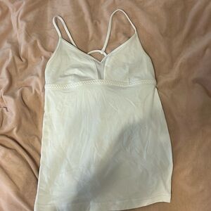 lululemon white under shirt (tank top) size 0